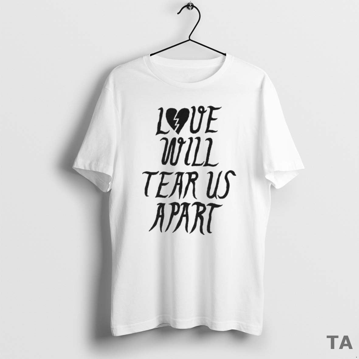 Top Sepulcro Love Will Tear Us Apart Heart Broken T Shirt Sweater