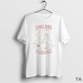 Top Smiling Friends Group Line T Shirt Sweater