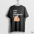 Top Tits Ass Personality Toes Checklist T Shirt Sweater