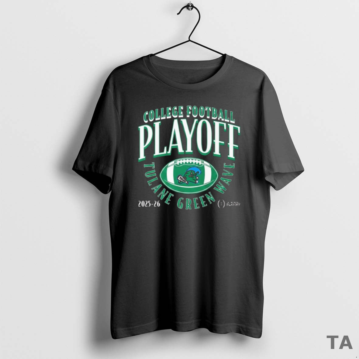 Top Tulane Green Wave Football 2025 26 College Football Playoff Curve T Shirt Sweater