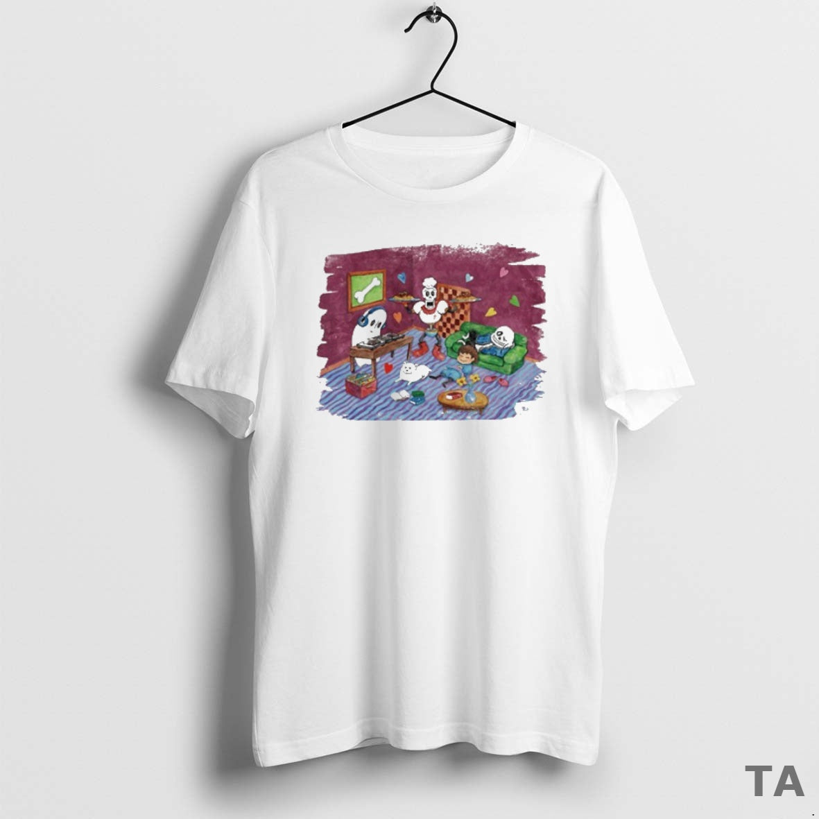 Top Undertale X Square Enix Chitei De Chill T Shirt Sweater