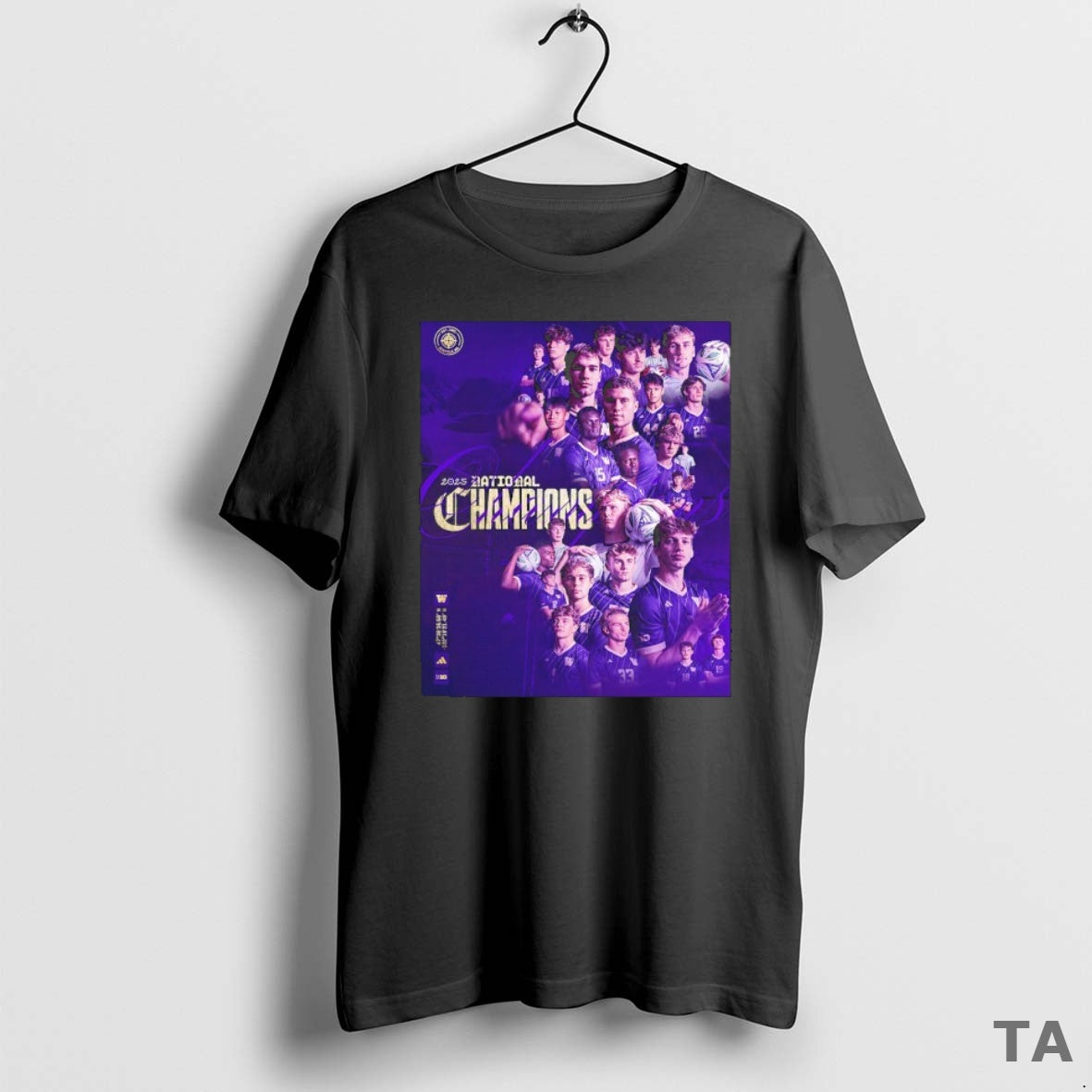 Top Washington Huskies 2025 Mens Soccer National Champions Graphic T Shirt Sweater