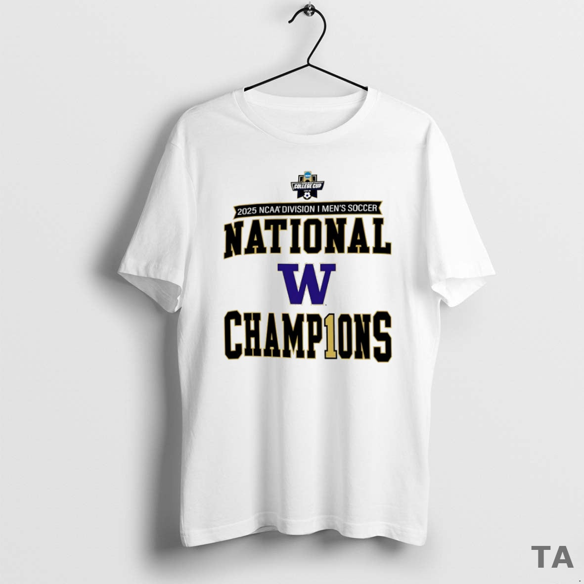Top Washington Huskies 2025 Ncaa Division I Mens Soccer National Champions Circle T Shirt Sweater