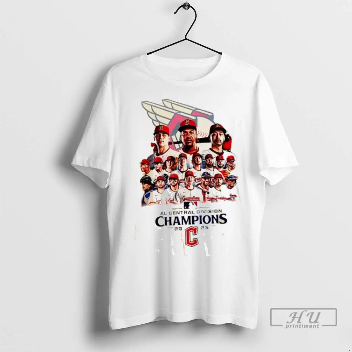 Trending Cleveland Guardians 2025 Al Central Division Champions All Team T Shirts