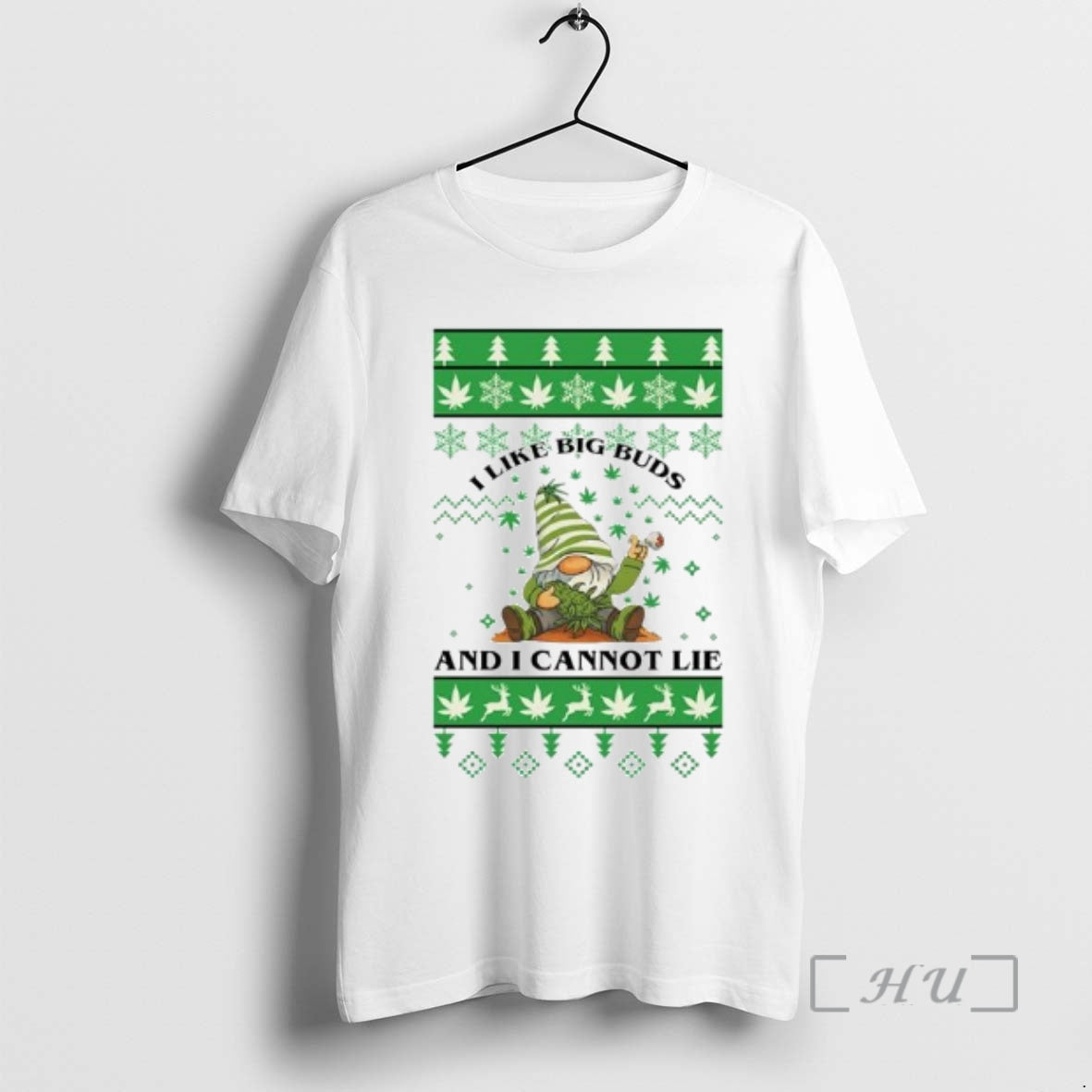 Trending Gnome I Like Big Buds I Cannot Lie Cannabis Ugly Ornaments