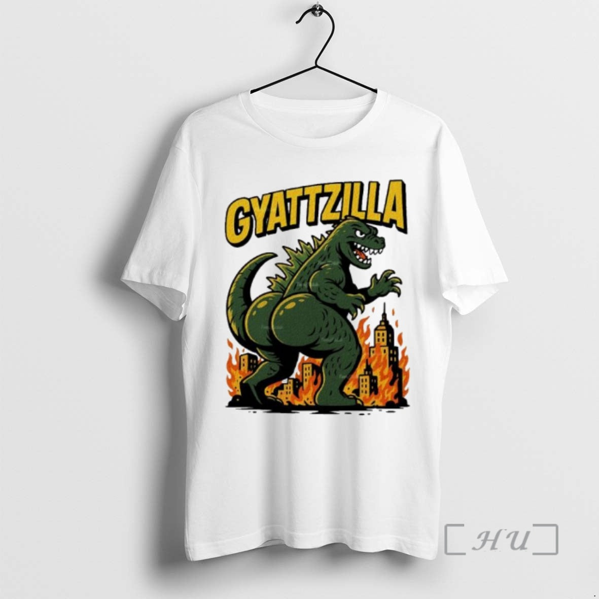 Trending Gyattzilla Gyatt X Godzilla Ornaments