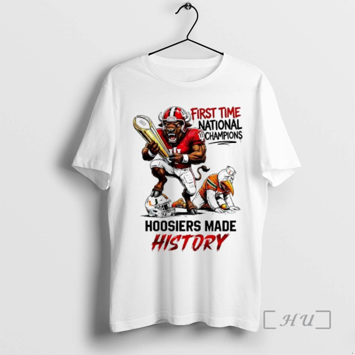 Trending Hoosiers Made History First Time National Chapions Mascots Ibis Bison