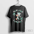 Trending New York Liberty Ellie Mascot Numero Uno Signature T Shirts