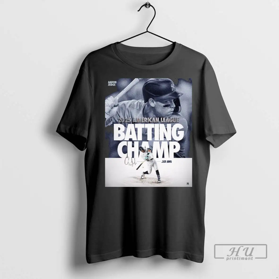 Trending New York Yankees Aaron Judge 2025 American League Batting Champion 331 Avg Signature