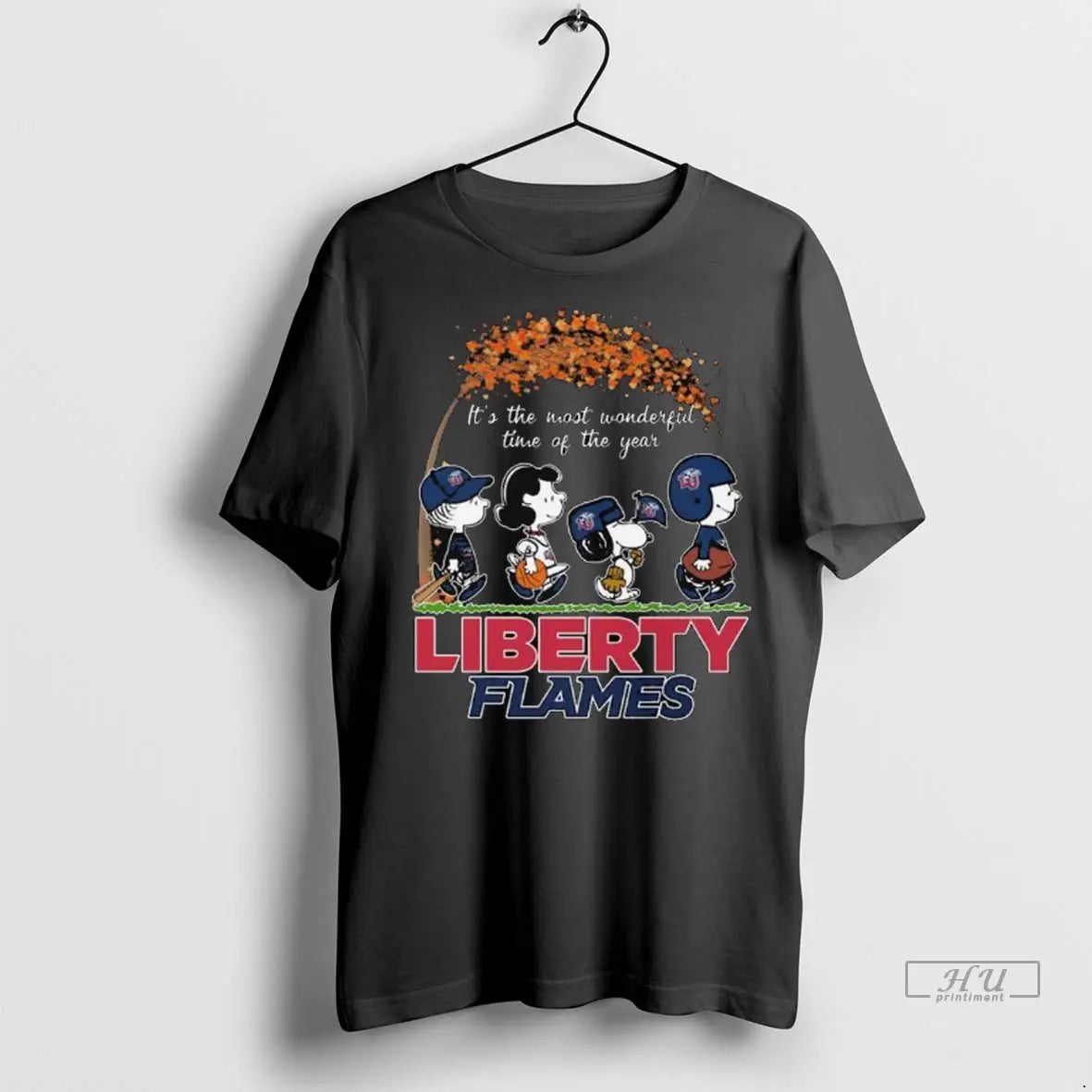 Trending Peanuts Its The Most Wonderful Time Of The Year Liberty Flames Long Sleve