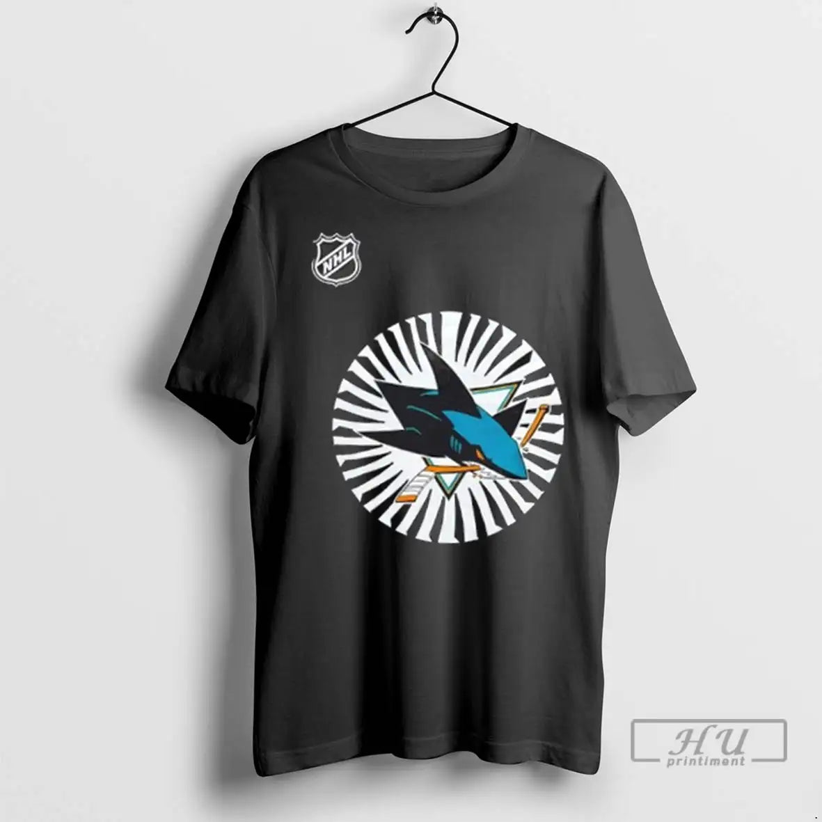 Trending San Jose Sharks Behind Center Ice Design 2 Sided T Shirts
