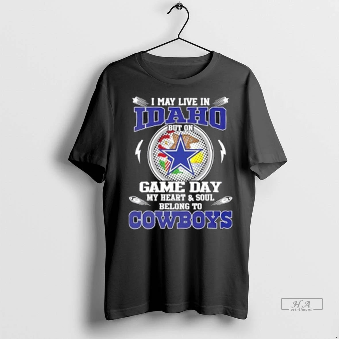 Trendy I May Live In Idaho But On Game Day My Heart And Soul Belongs