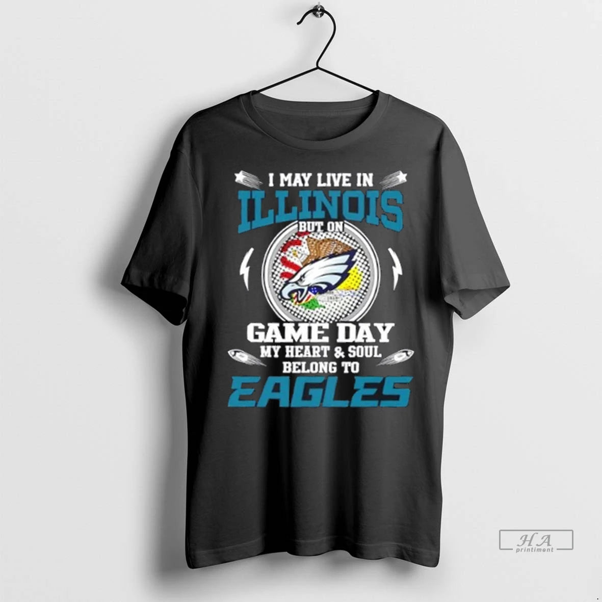 Trendy I May Live In Illinois But On Game Day My Heart And Soul Belongs