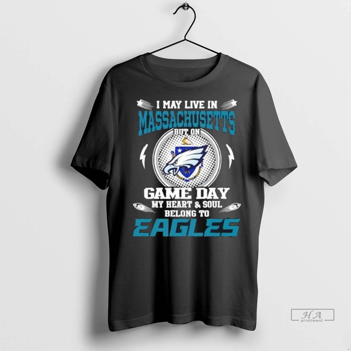 Trendy I May Live In Massachusetts But On Game Day My Heart And Soul Belongs