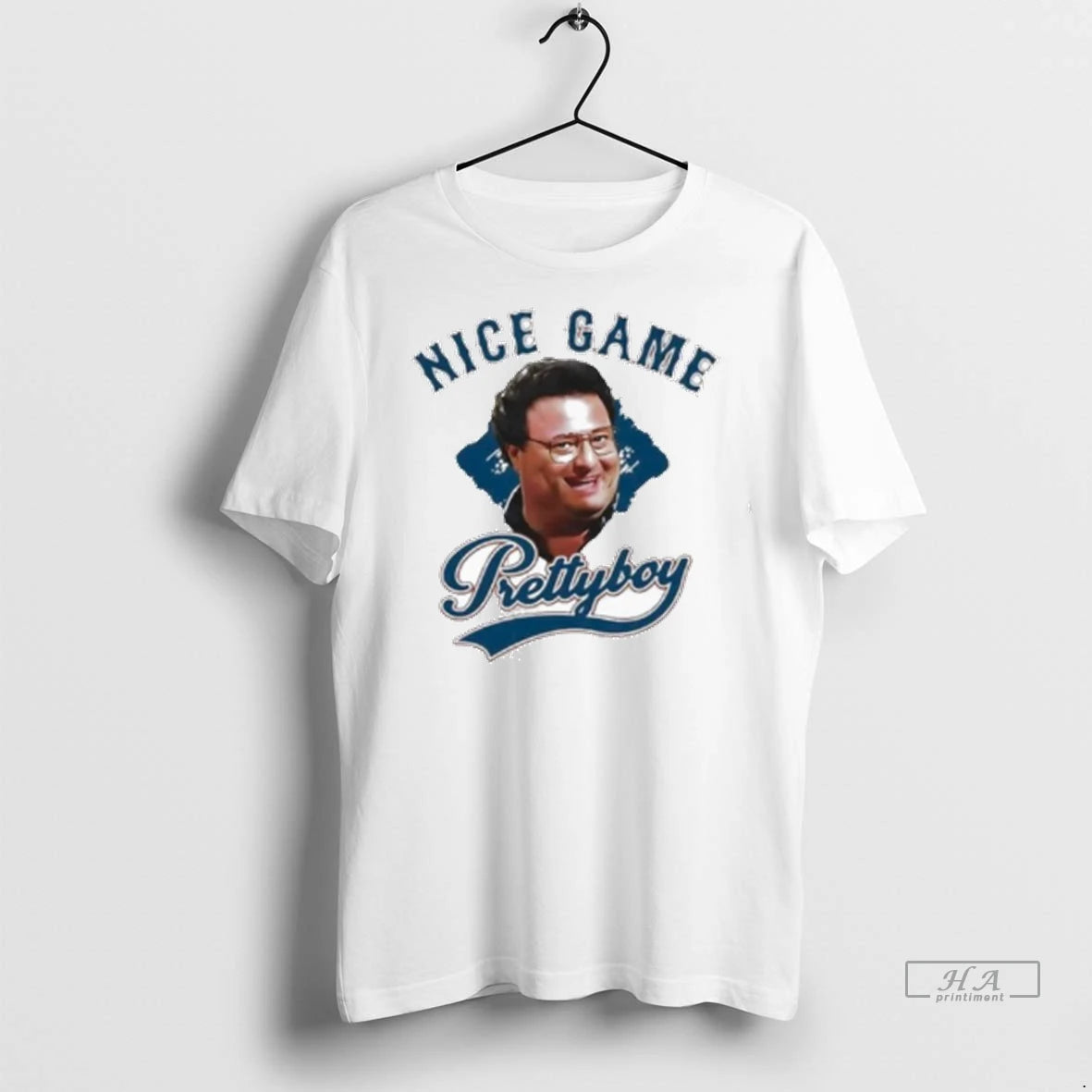Trendy Official Newman Nice Game Prettyboy Face Graphic Ladies Tshirts Sweater