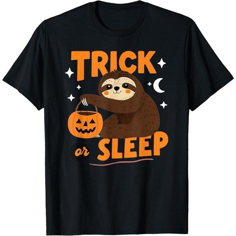 Trick Sleep Halloween Sloth Made USA