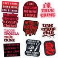 True Crime Sticker Extra Large Stickers Funny Adhesives Memes Funny Sarcastic Multi