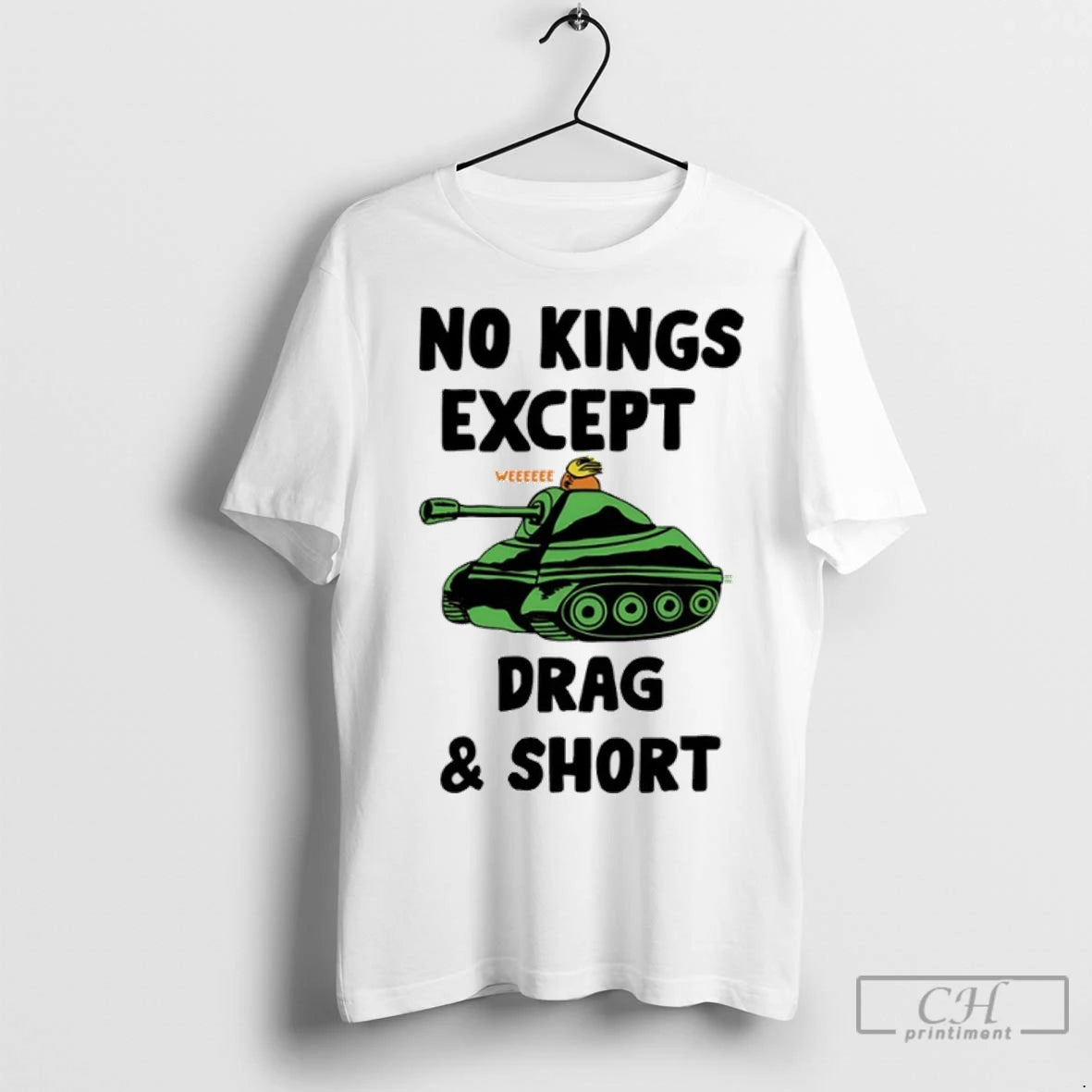 Trump Tank No Kings Except Drag And Short T Shirts