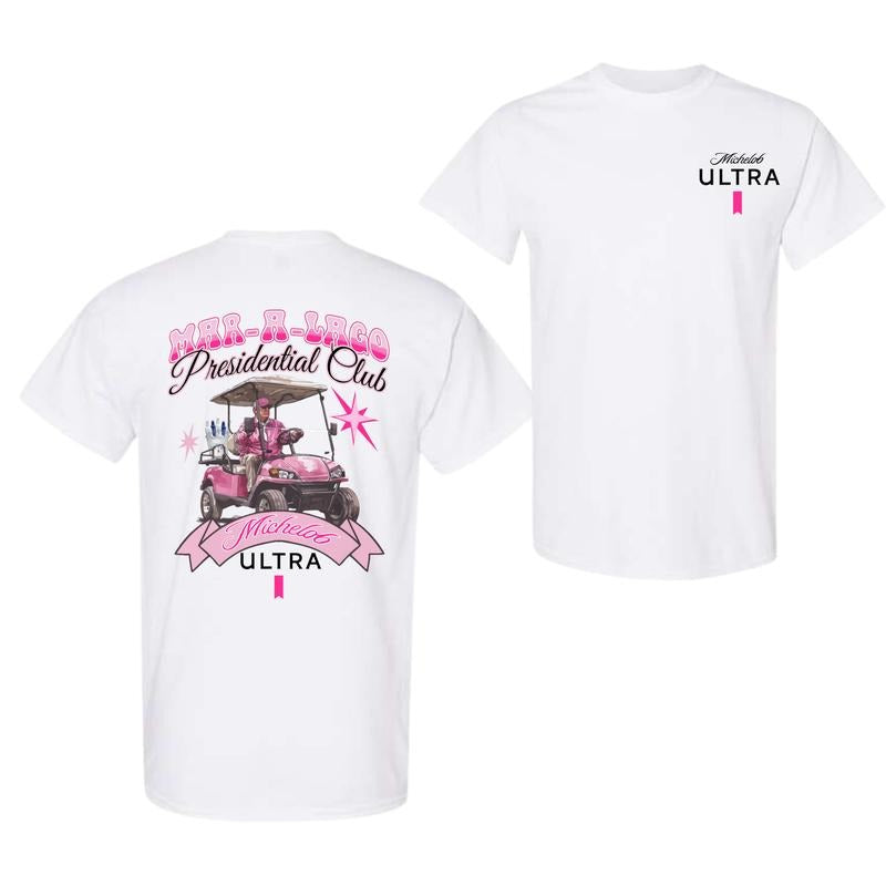 Trumqqq Club Michelob Ultra Beer Pink Shirt Michelob Ultra Beer Shirt