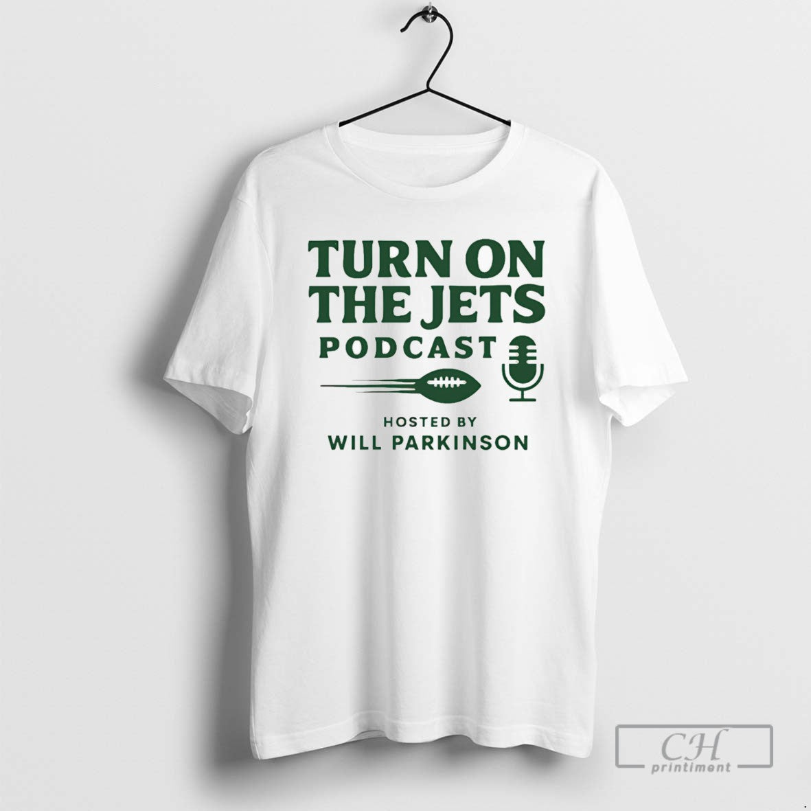 Turn On The Jets Podcast T Shirts