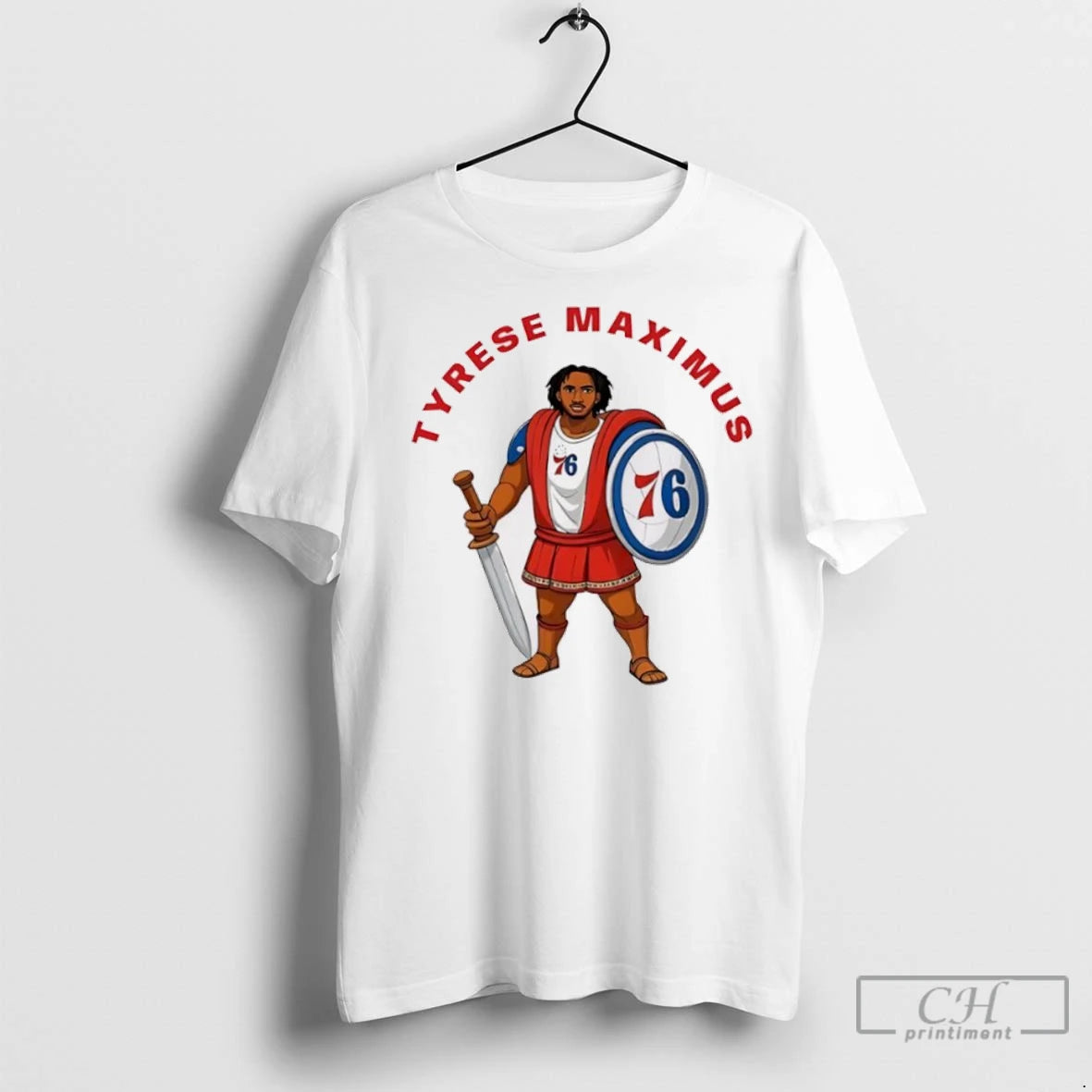 Tyrese Maximus Tyrese Maxey Philadelphia 76ers Cartoon T Shirts