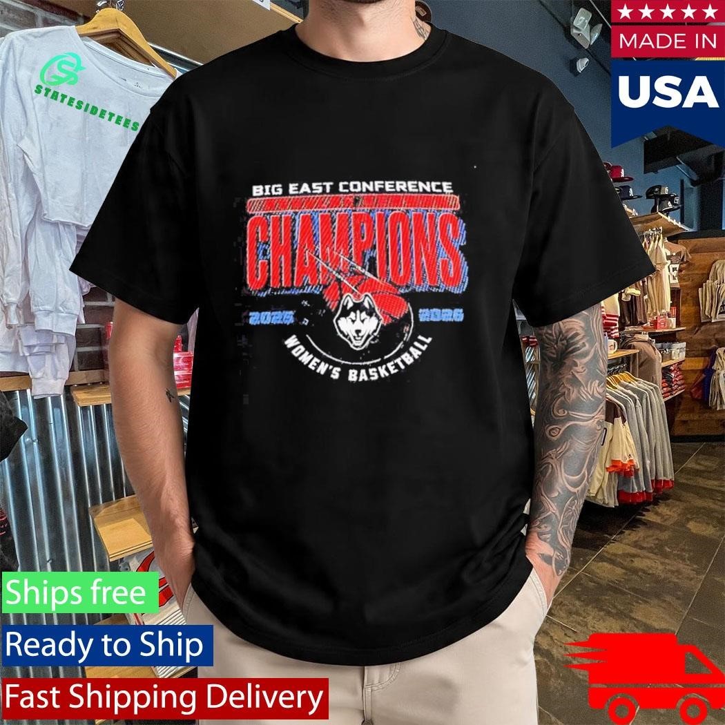 Uconn Huskies 2025-26 Big East Conference Regular Season Champions Classic Shirt Unisex , , , Long Sleeve Tee