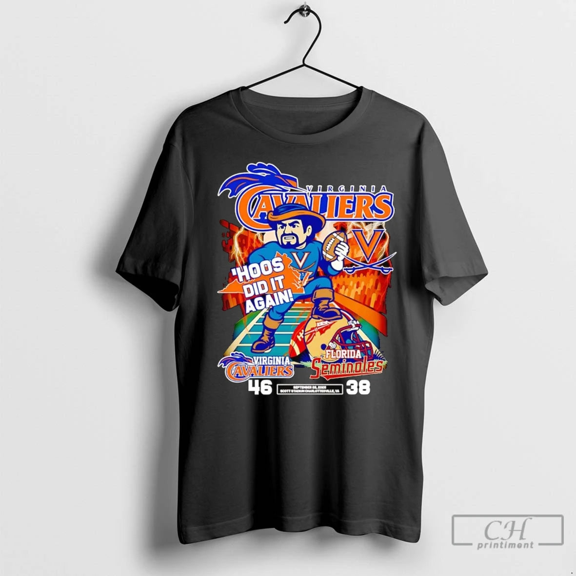 Virginia Cavaliers Hoos Did It Again Beat Florida Seminoles T Shirts