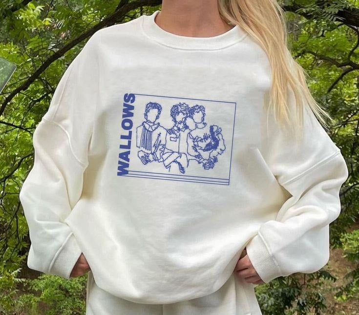 WALLOWS Indie Band Vintage Retro Shirt Homage & Tribute Wallows Concert