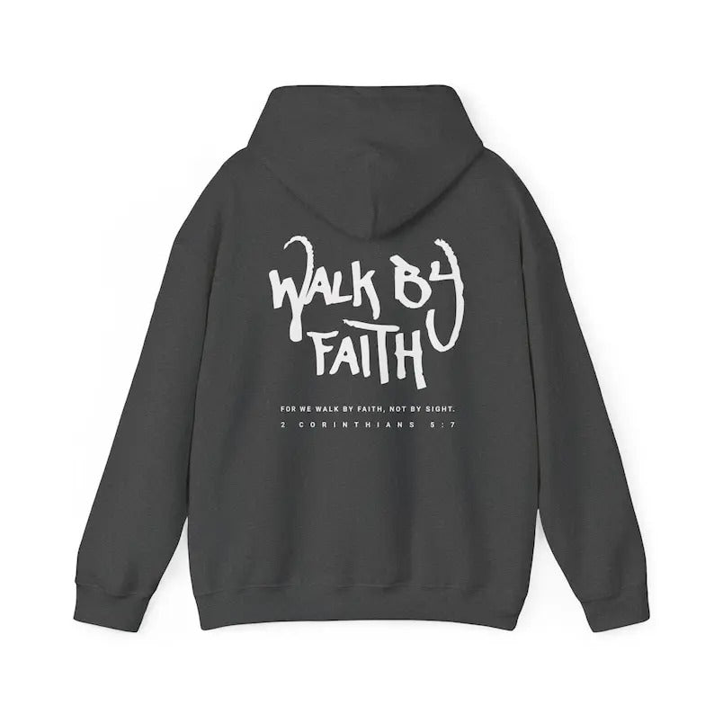 Walk Faith 2 Corinthians 5:7 Christian Streetwear Bible Verse Jesus Christian Church