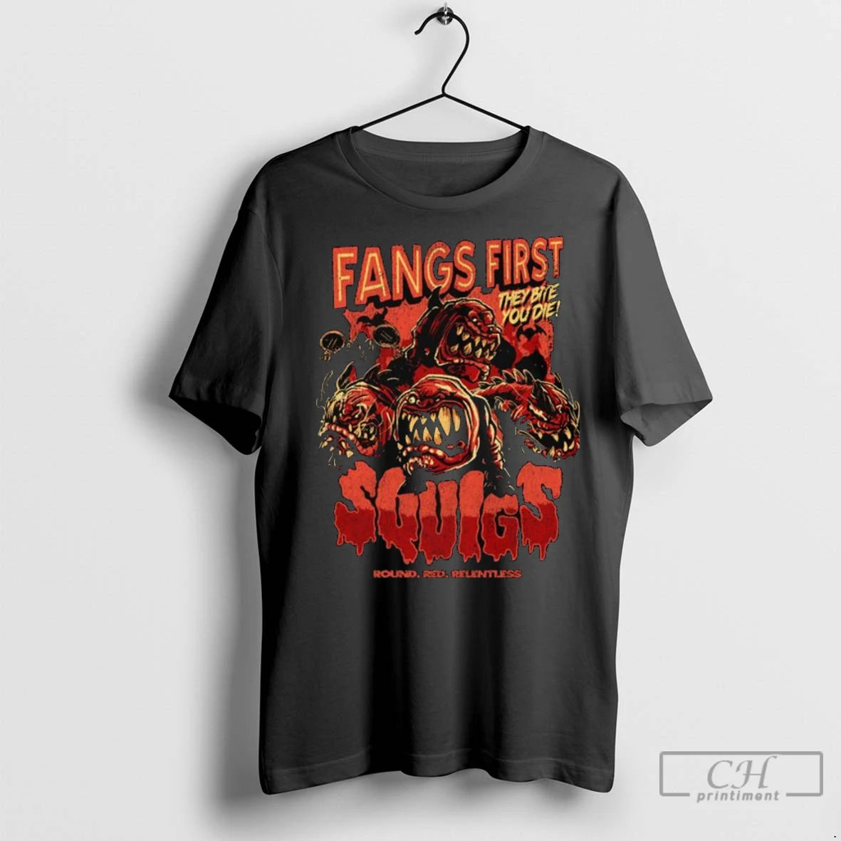Warhammer Squig Fangs First Long Sleve T Shirts