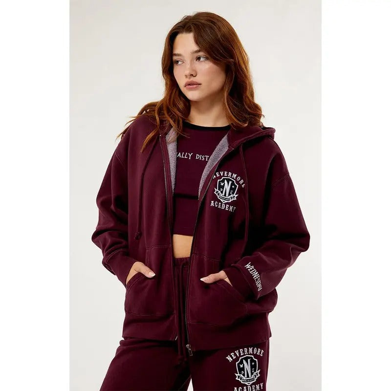 Wednesday Nevermore Academy Full Zip