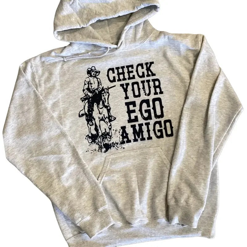 Western Cowboy Check Your Ego Amigo Westernn Western Outfits #Western Tops
