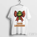 Women Grinch Bow Tie Texas Longhorns Logo T Shirts