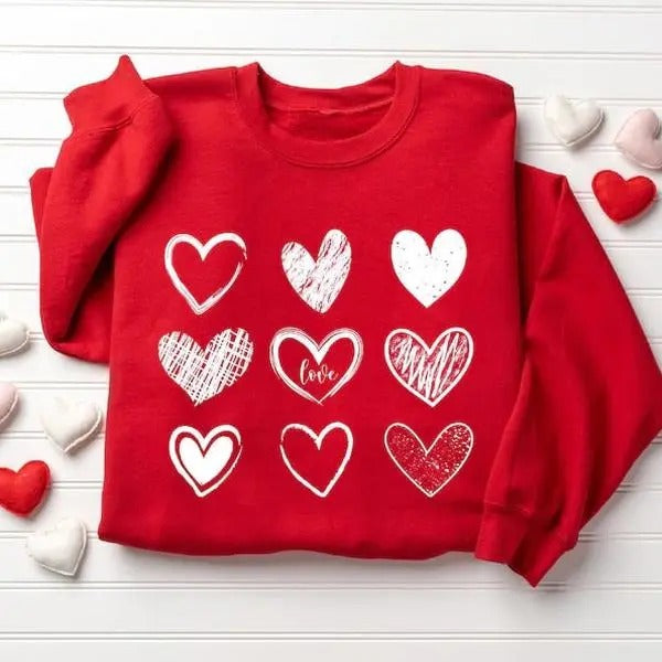 Valentines Hearts Cute Valentine Teacher Valentine Shirt Love