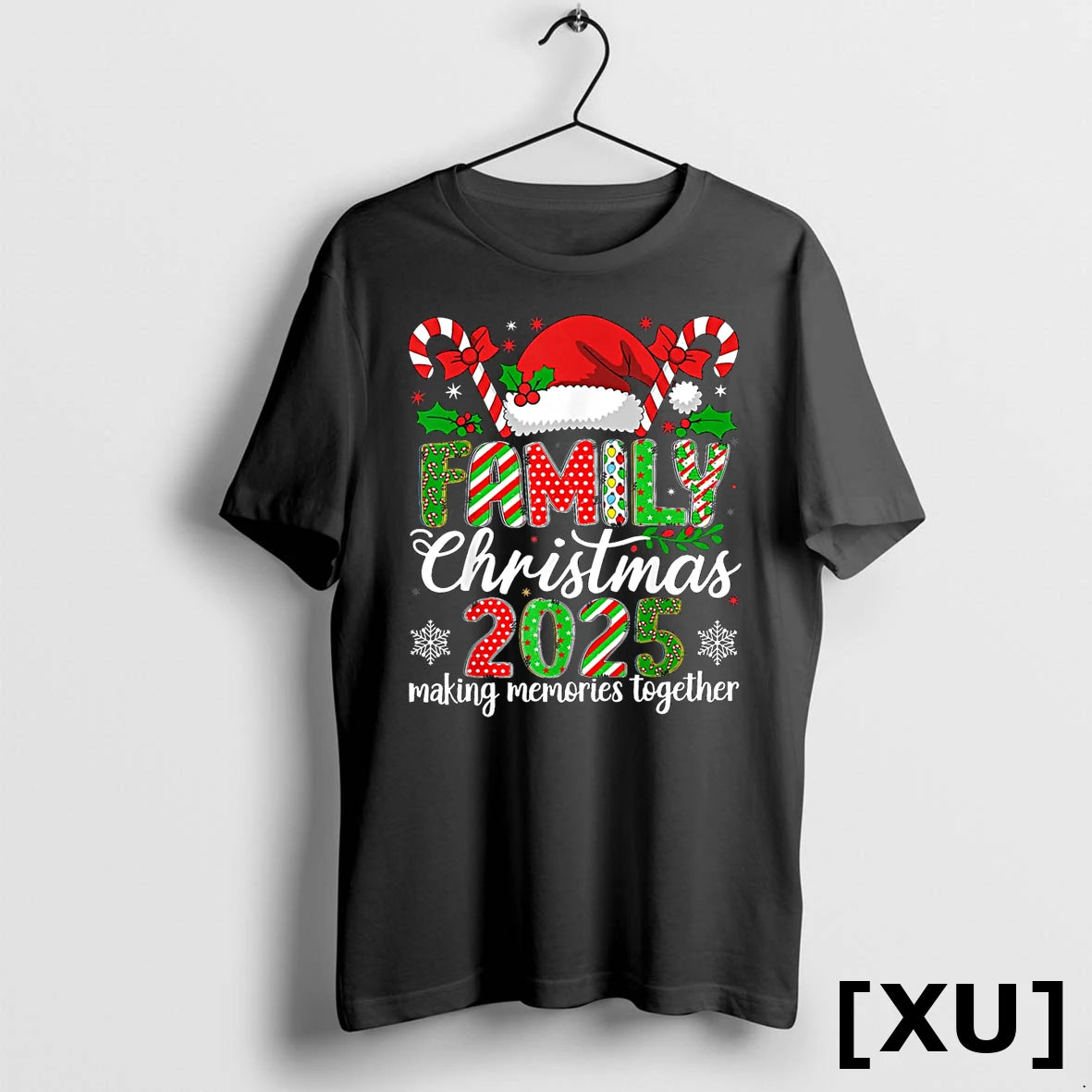 Xmas Squad Santa Group Family Christmas 2025 Matching Outfit Tshirts Sweater