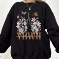 YHWH Shirt Yahweh Shirt Floral Christian Shirt Floral Lungs Flower Lungs Christian Shirt YHWH Breathe Faith Shirt Bible Verse Shirt
