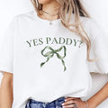 Yes Paddy St Patricks Day Shirt Coquette Bow Shirt Cute 90s Shirt St Paddy Funny Irish Shirt