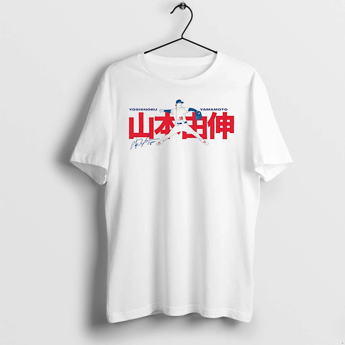 Yoshinobu Yamamoto Los Angeles Dodgers Signature Art Tshirts Sweater