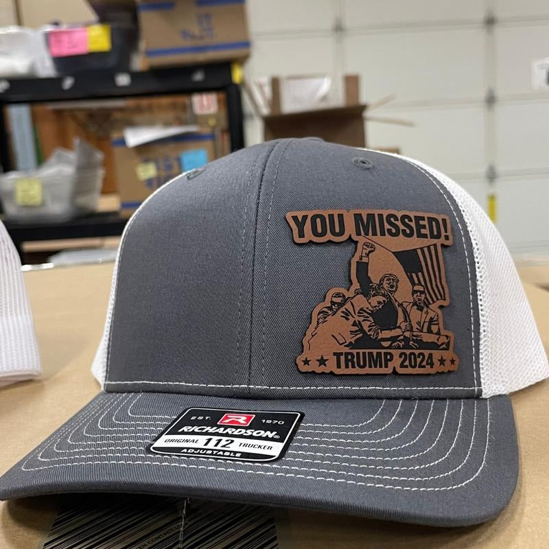 You Missed Leather Patch Richardson Hat
