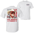 You Missed Twice Trump Cowboy Ear Bandage 2024 Trump Second Assassination Attempt Golf Club Shirt Trump Shirts Sale 2 Sided Printed Classic Cotton All Sizes All Colors