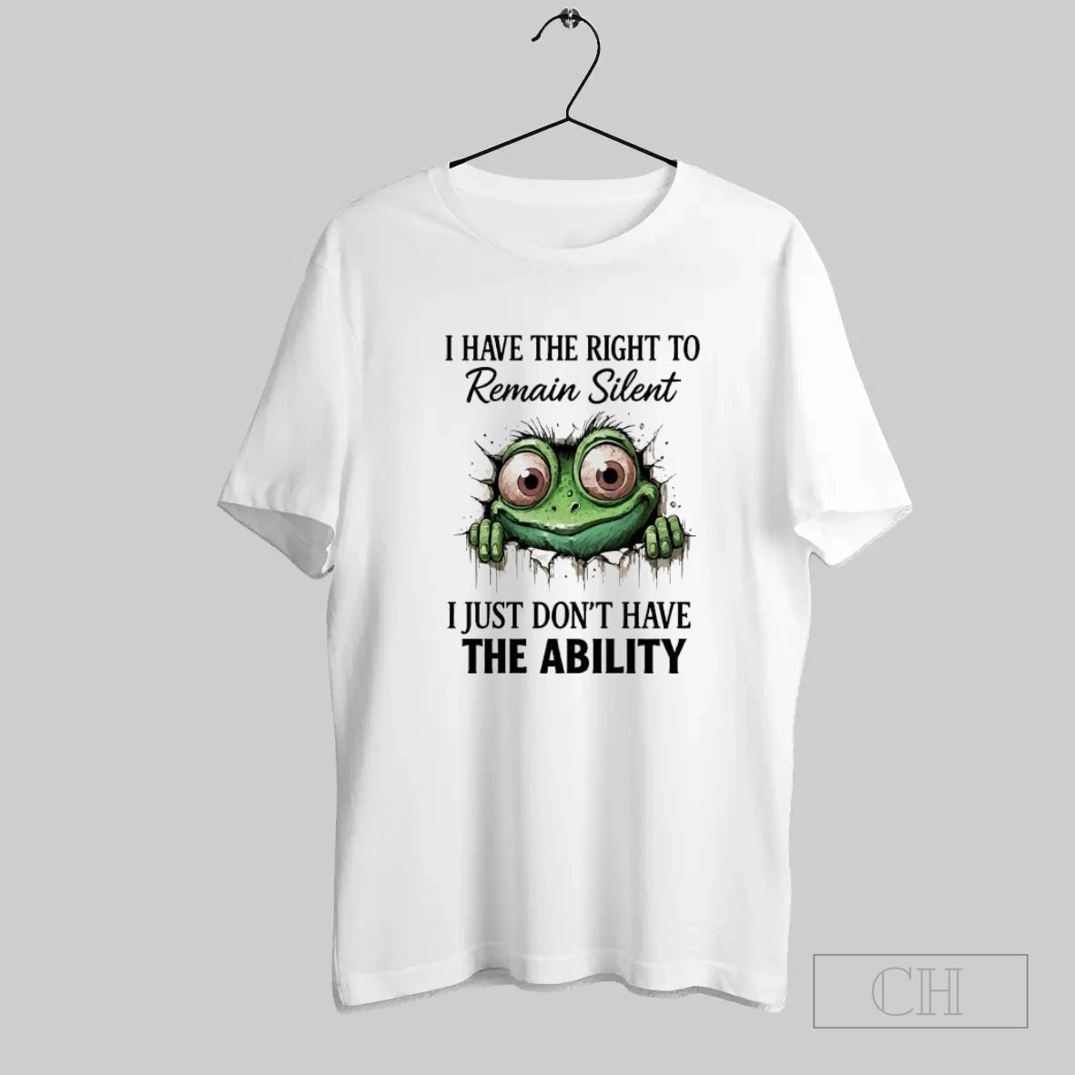 Kreobhnd Green Frog I Have The Right To Remain Silent I Just Dont Have The