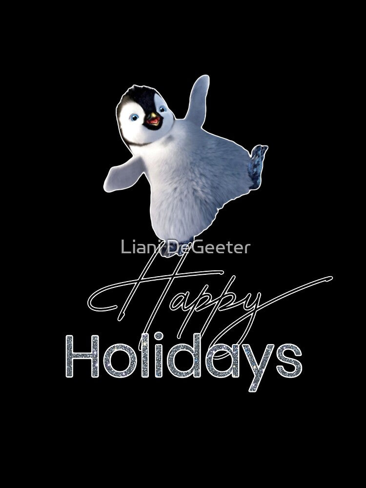 Penguin Holiday Greeting by Liani DeGeeter