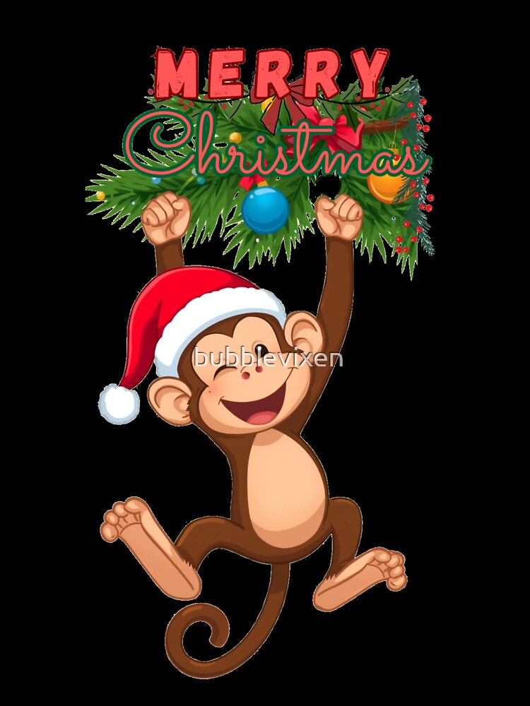Hanging Monkey for Christmas by bubblevixen