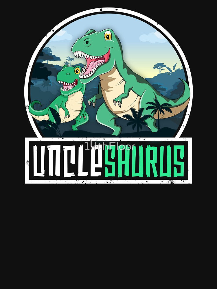 Unclesaurus T-Rex Uncle Dinosaur Saurus Men Matching Family by 14thFloor