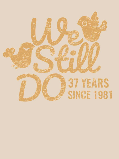 37th Wedding Anniversary Tee Thirty-Seven Years of Marriage Couple T-shirt, Phone Cases And Other Gifts by MemWear