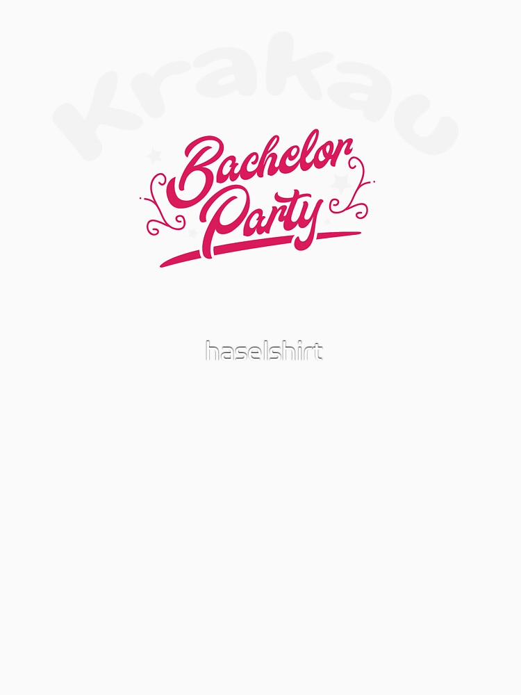 Bachelor Party Shirt Krakau Pre Wedding Celebration Tee by haselshirt