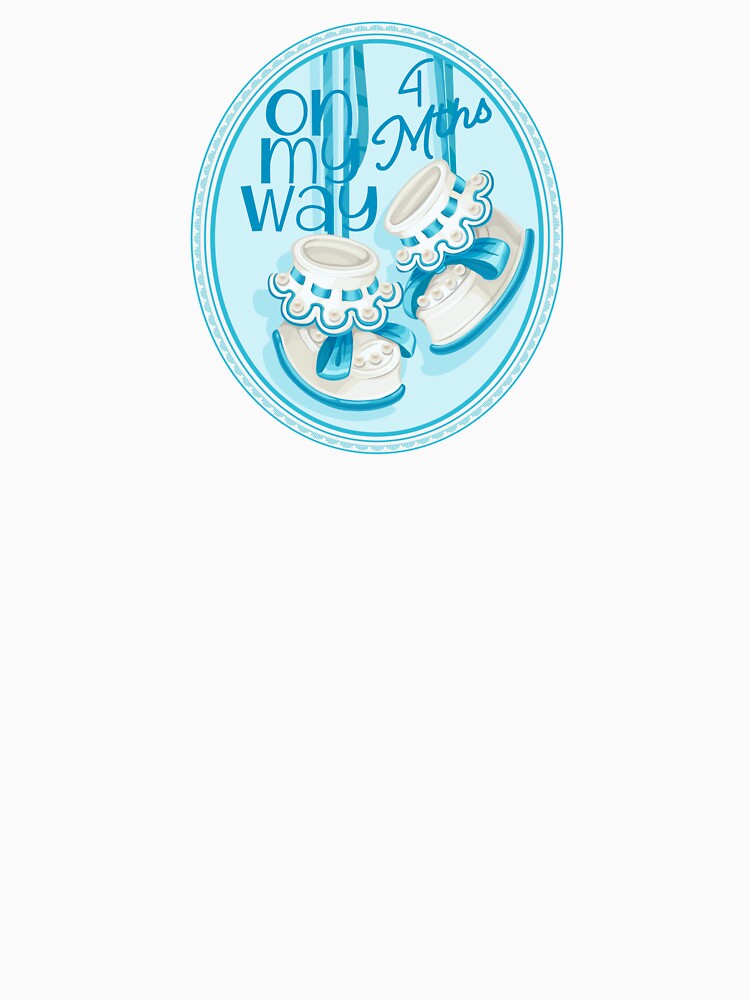“On My Way - 4 Mths” Blue (Incl. Maternity & Baby Wear) by PawsitiveMum