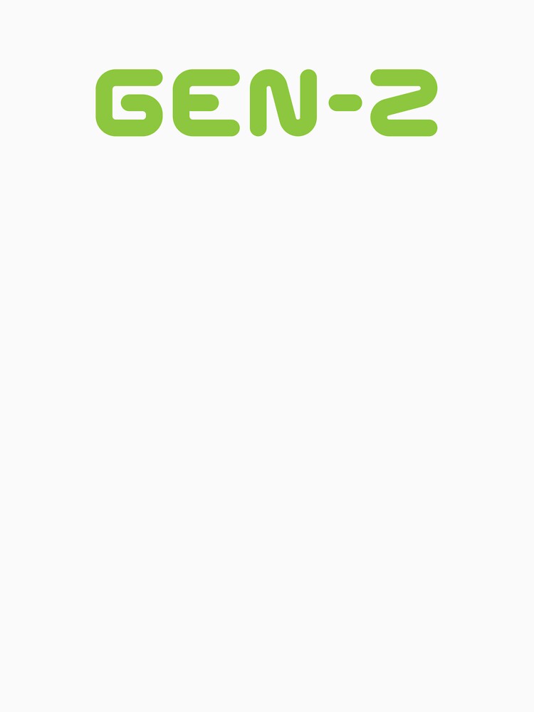 GEN-Z / Gen Z / Generation Z (Gree Text on Black) by STUDIO-72