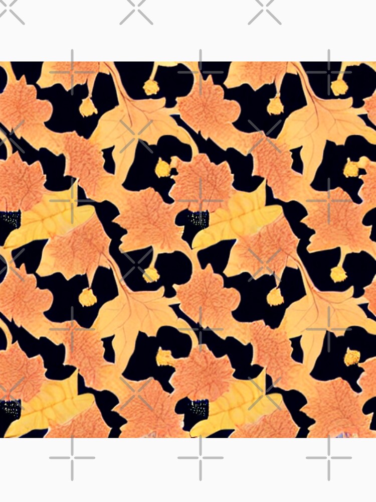 AI Autumn Leaves Pattern by Music-design-22