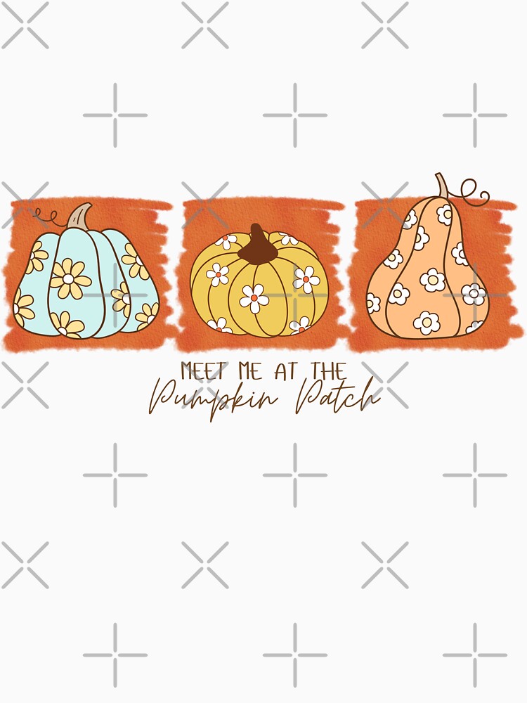 Meet Me at the Pumpkin Patch | Cute Fall Pumpkin Typography | Cozy Autumn Aesthetic by Pragatee
